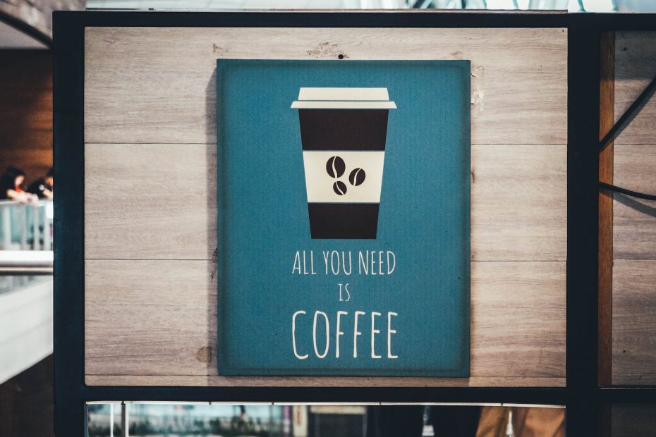 all you need is coffee wall decor